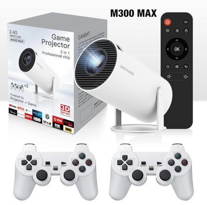 Projecteur Smart tv  + 2 manettes - livraison gratuite