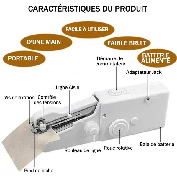 Mini machine a coudre portable