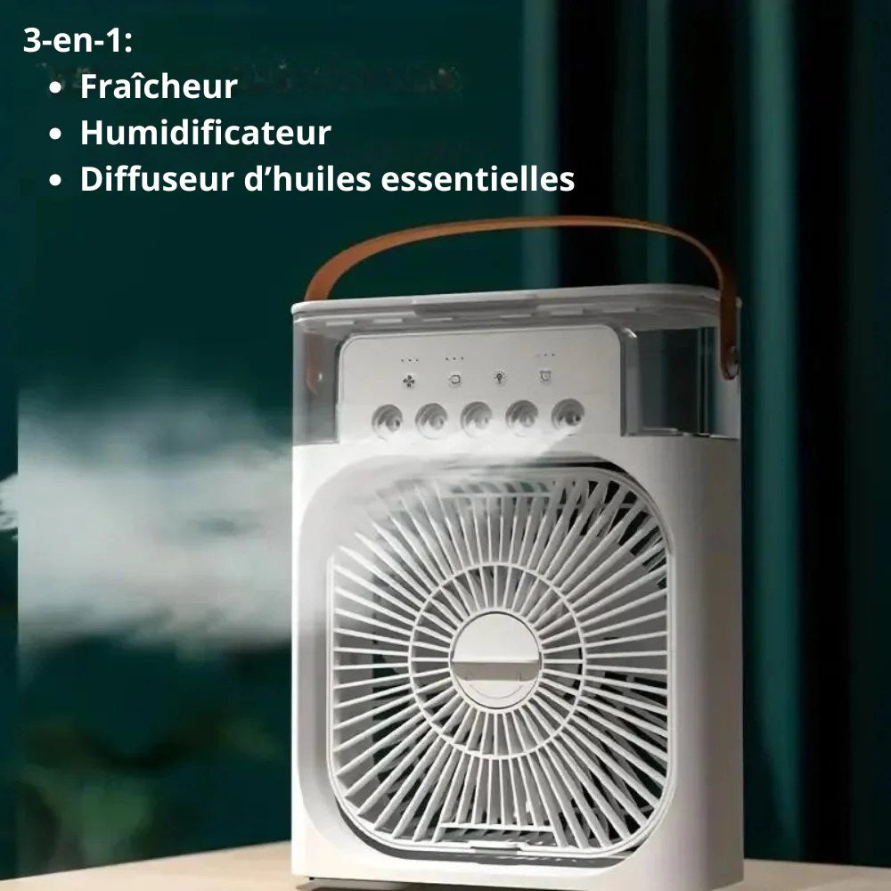 Mini ventilateur climatiseur portable et Humidificateur